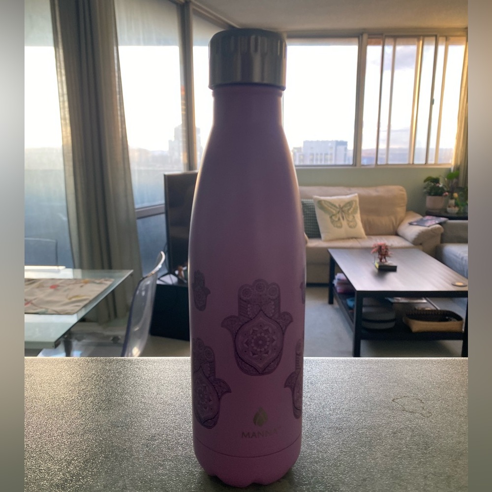 MANNA Purple Steel Water Bottle